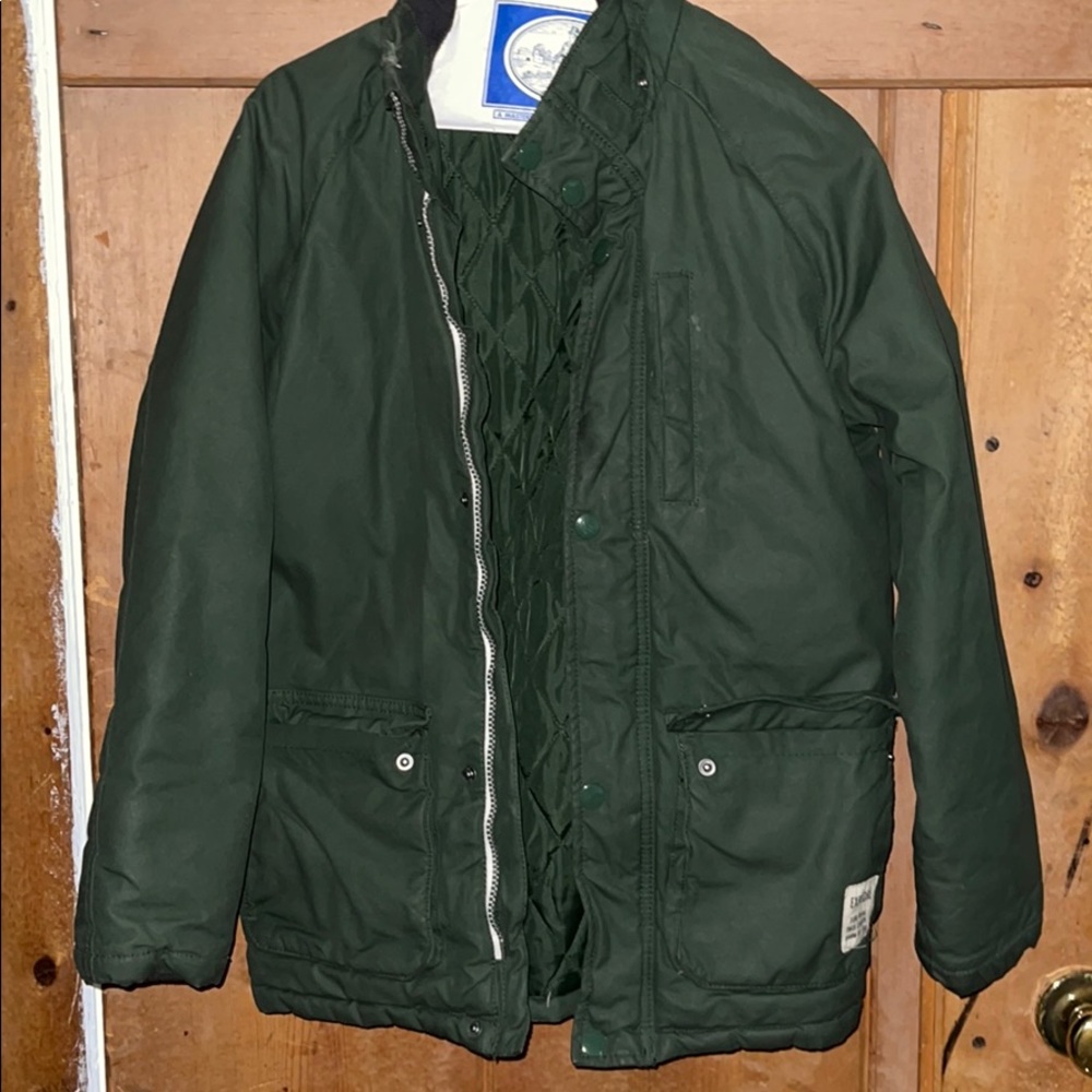 H&M boys army green coat